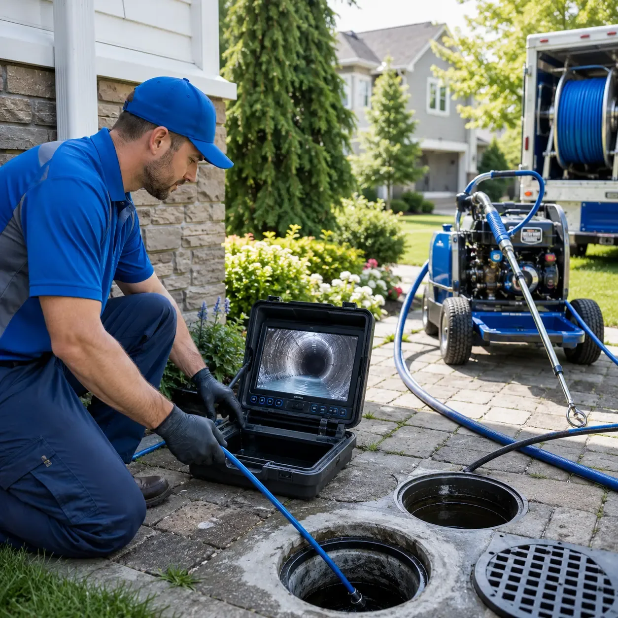 Outdoor drain cleaning professionals serving Ramsey, NJ