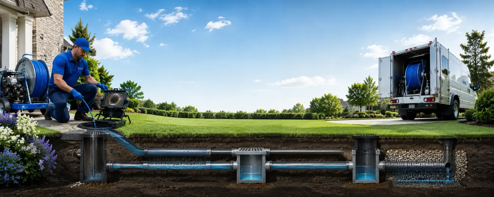 Outdoor drain cleaning information for Ramsey, NJ